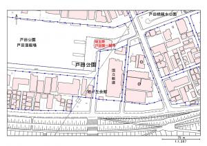 埼玉県戸田第一艇庫の地図