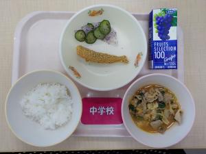 6月17日給食の写真