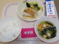 10月15日給食の写真