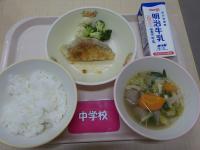 10月25日給食の写真