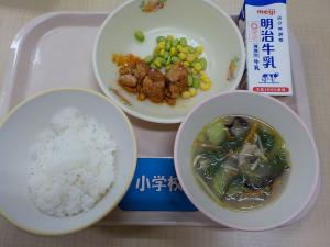 10月29日給食の写真