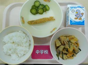 8月28日給食の写真