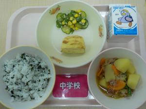 9月15日給食の写真