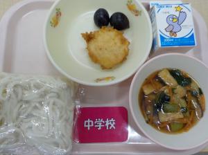 9月16日給食の写真