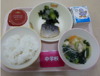 １０月５日給食の写真