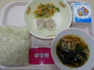 12月1日給食の写真