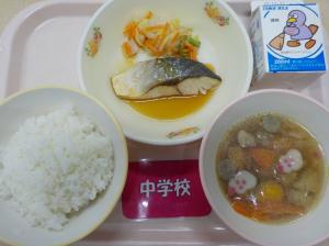 12月21日給食の写真