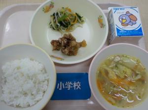 3月9日給食の写真