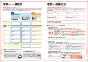 避難先や連絡方法を決めておきましょう