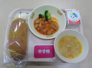 10月7日給食の写真