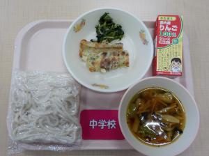 10月11日給食の写真