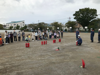 消火訓練の様子