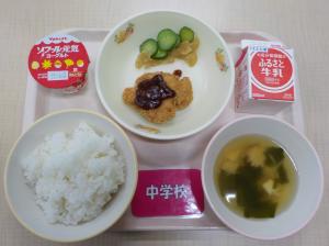 10月19日給食の写真