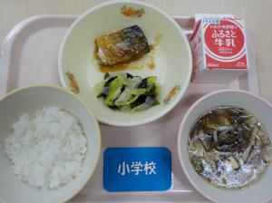 8月29日給食の写真