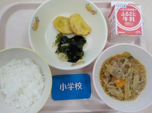 12月7日給食の写真