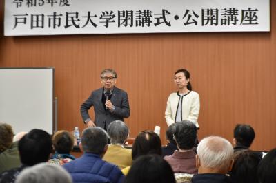 公開講座森田氏の様子②