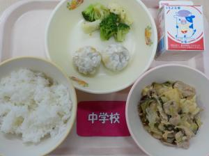 6月21日給食の写真