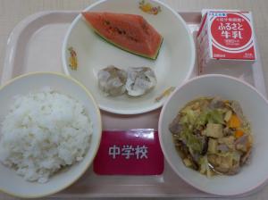 6月26日給食の写真