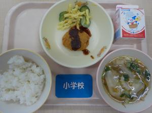 8月27日給食の写真