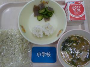 10月2日給食の写真