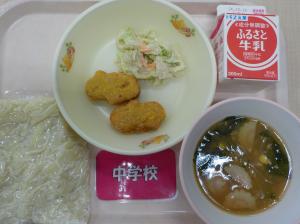 10月4日給食の写真