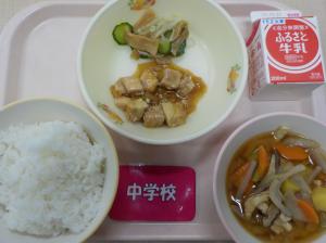 10月10日給食の写真