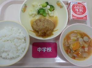 11月25日給食の写真