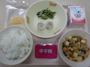 12月10日給食の写真