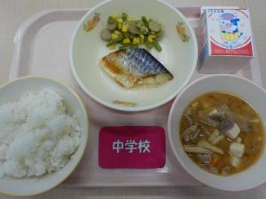 12月12日給食の写真