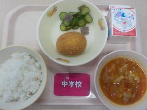 12月16日給食の写真