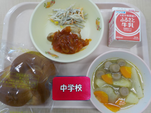 4月21日給食の写真