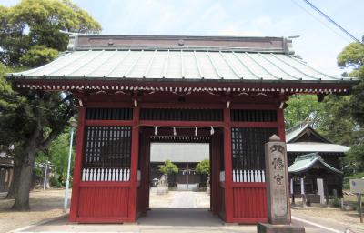 美女木八幡社　随神門