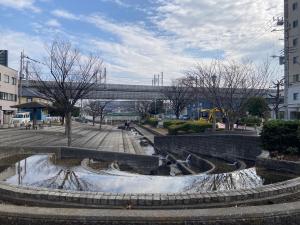 戸田橋親水公園の水景施設の写真
