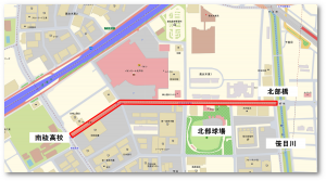  案内の地図