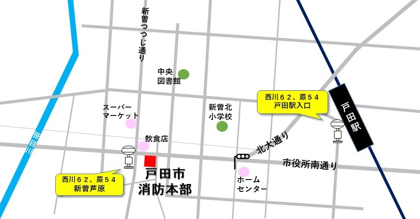 会場周辺地図