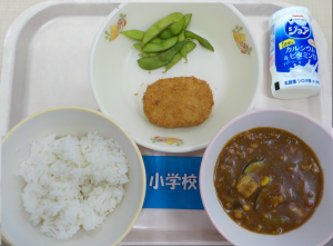 8月13日給食の写真