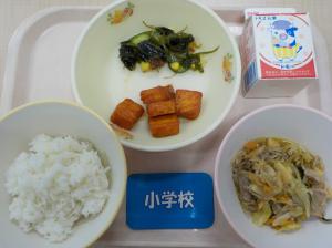 8月27日給食の写真