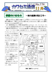 カワセミ通信2025年11月号1ページ