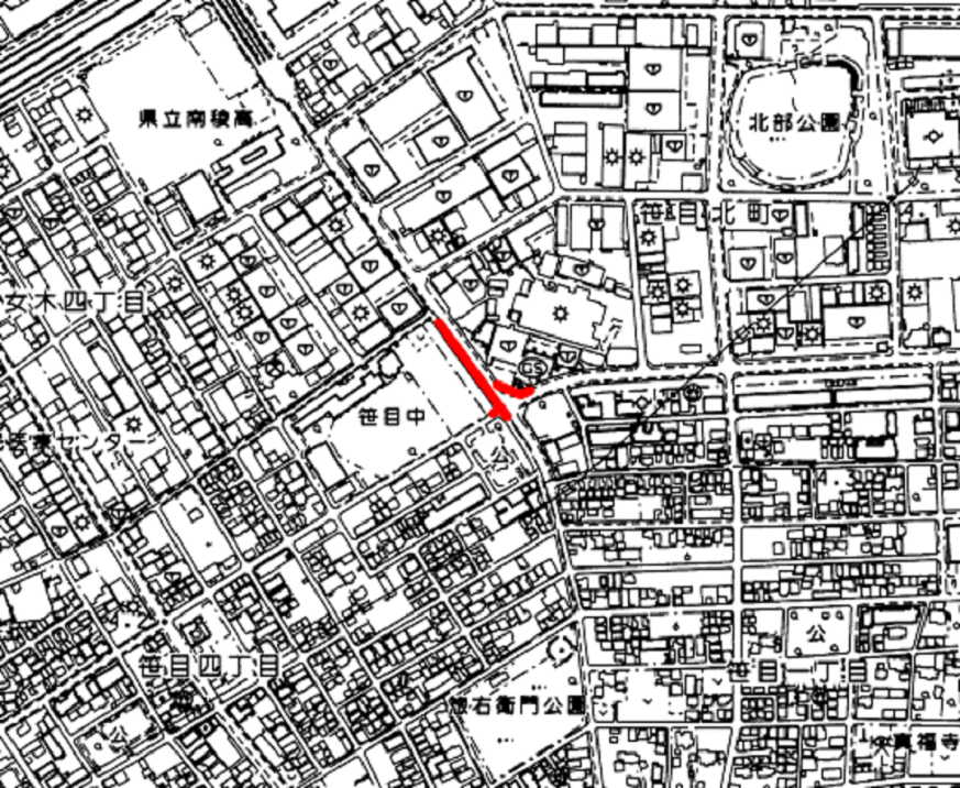 令和6年度配水管更新ナンバー2工事図